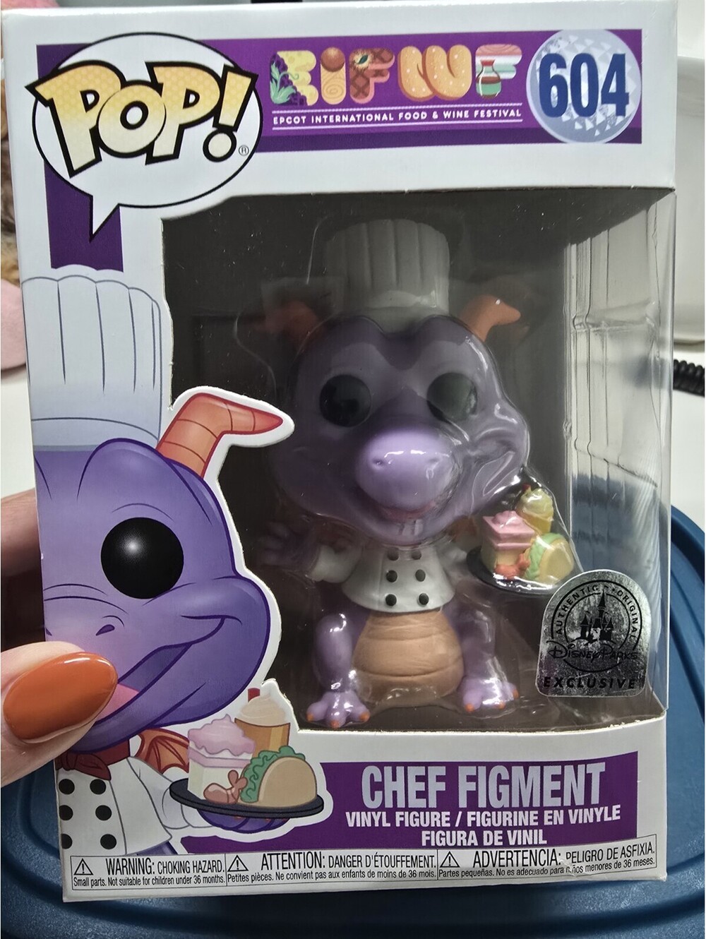 Funko Pop! Vinyl Chef Figment #604 Disney Exclusive Vinyl Figure